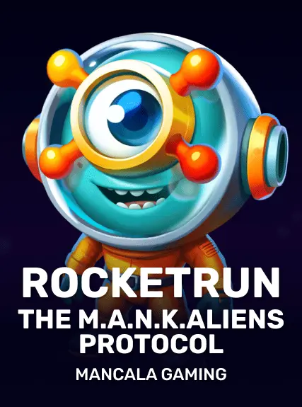 Rocketrun: The M.A.N.K.aliens protocol game tile