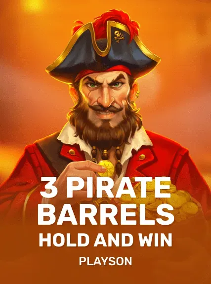 3 Pirate Barrels: Hold and Win game tile