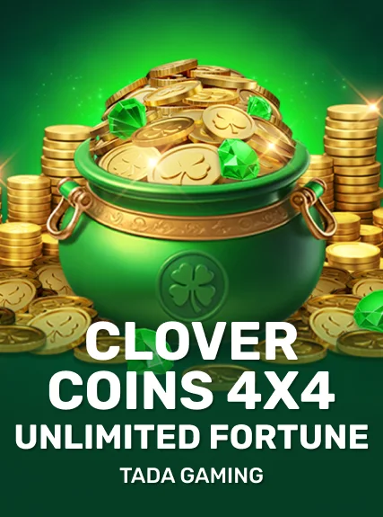 Clover Coins 4x4 Unlimited Fortune game tile